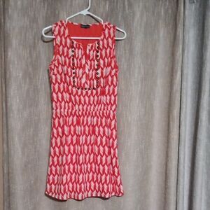 Market & Spruce Red Halter Sheath Mini Dress